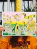 Jumbo Press Land by Alexandre Nart - Risograph Print (A3) - Image 2