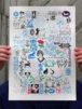Oski Flash by Oski - Risograph Print (A3) (Limited Edition) - Image 3
