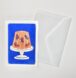 Jell-O cats Risograph postcard - blue & orange
